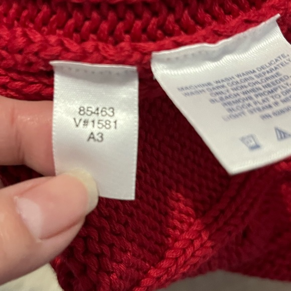 Lands End reindeer sweater. Size XL - Picture 5 of 5